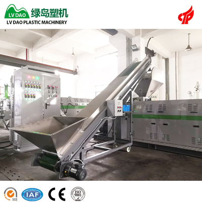PP PE ABS PS PC PA 플라스틱 재활용 기계 500 kg/H 대용량